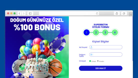 Superbetin Üyelik